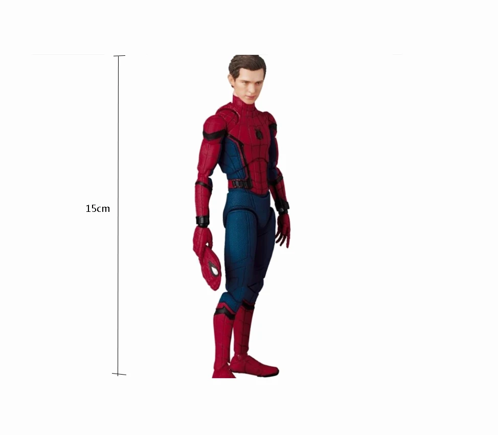 

15CM Marvel Avengers 3 Infinity War Movie Anime Super Heros Spider Man Homecoming Action Figure Gift For Children#E