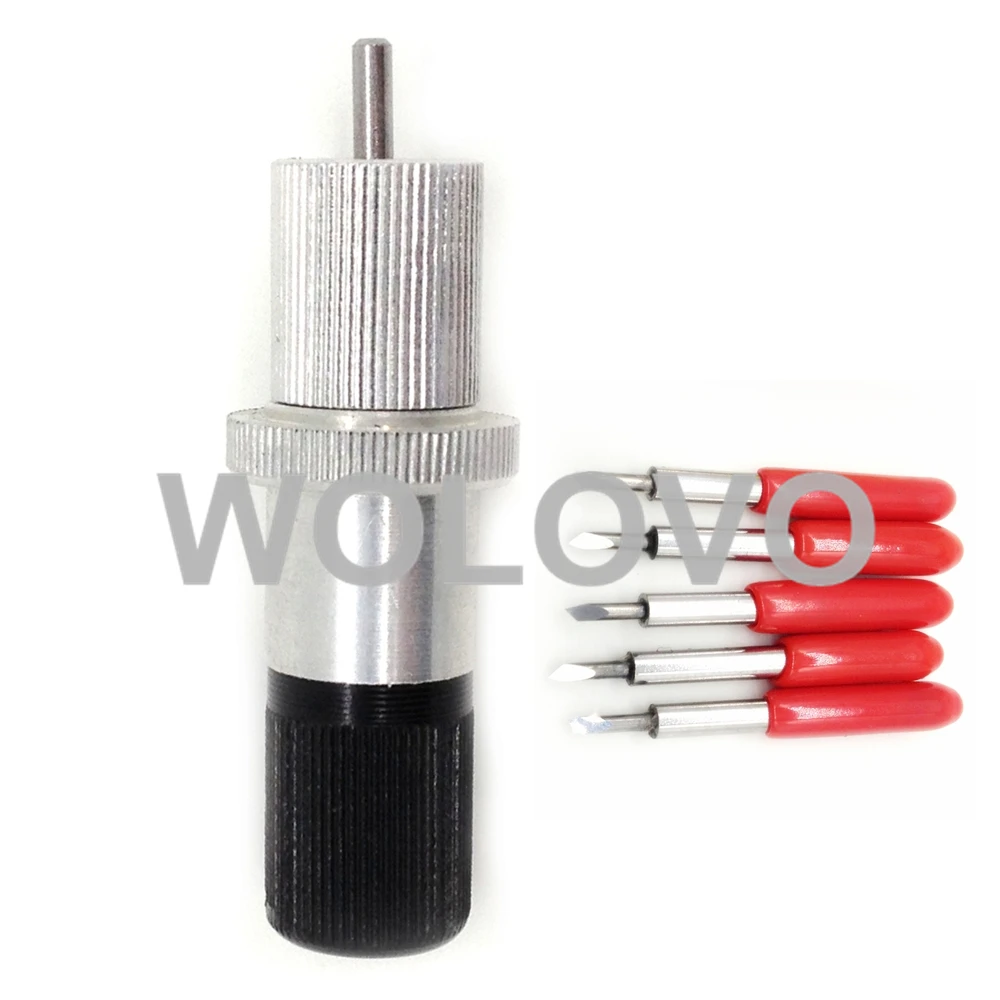 5 Pz 45 Gradi Plotter Da Taglio Lama In Carburo Di Tungsteno Per Roland Cutter + Roland Blade Holder