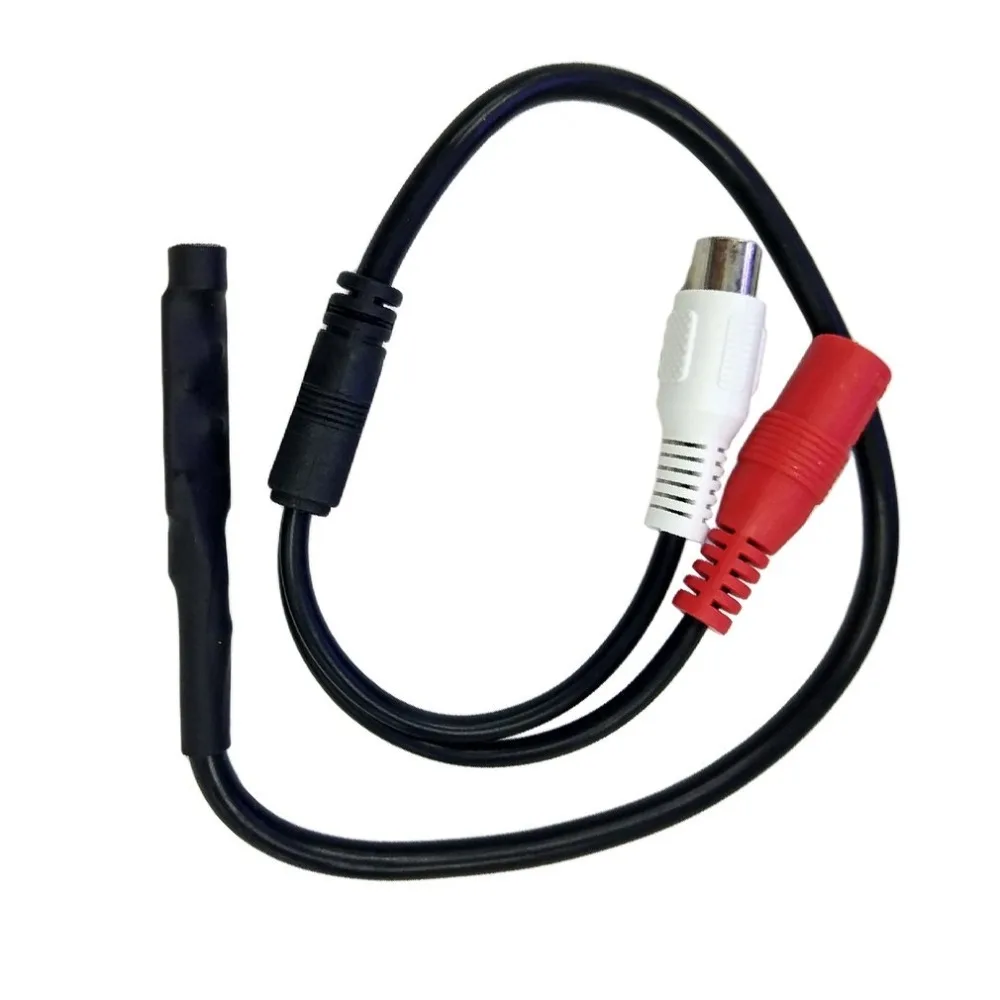 

LESHP KZ-501C Universal Monitor Use Microphone Professional High Sensitivity Small Size CCTV Microphone MIC Audio Pickup Device
