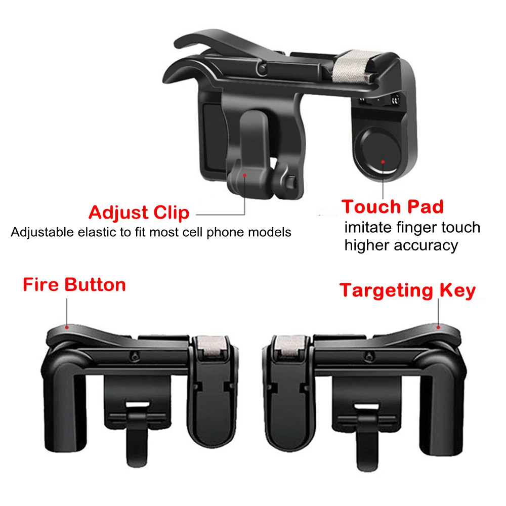 Free Fire PUBG Mobile Game Shoot Button Trigger L1 R1 Joystick Gamepad Rules of Survival Knives Out STG FPS For iPhone Android Free Fire PUBG Mobile Game Shoot Button Trigger L1 R1 Joystick Gamepad Rules of Survival Knives Out STG FPS For iPhone Android