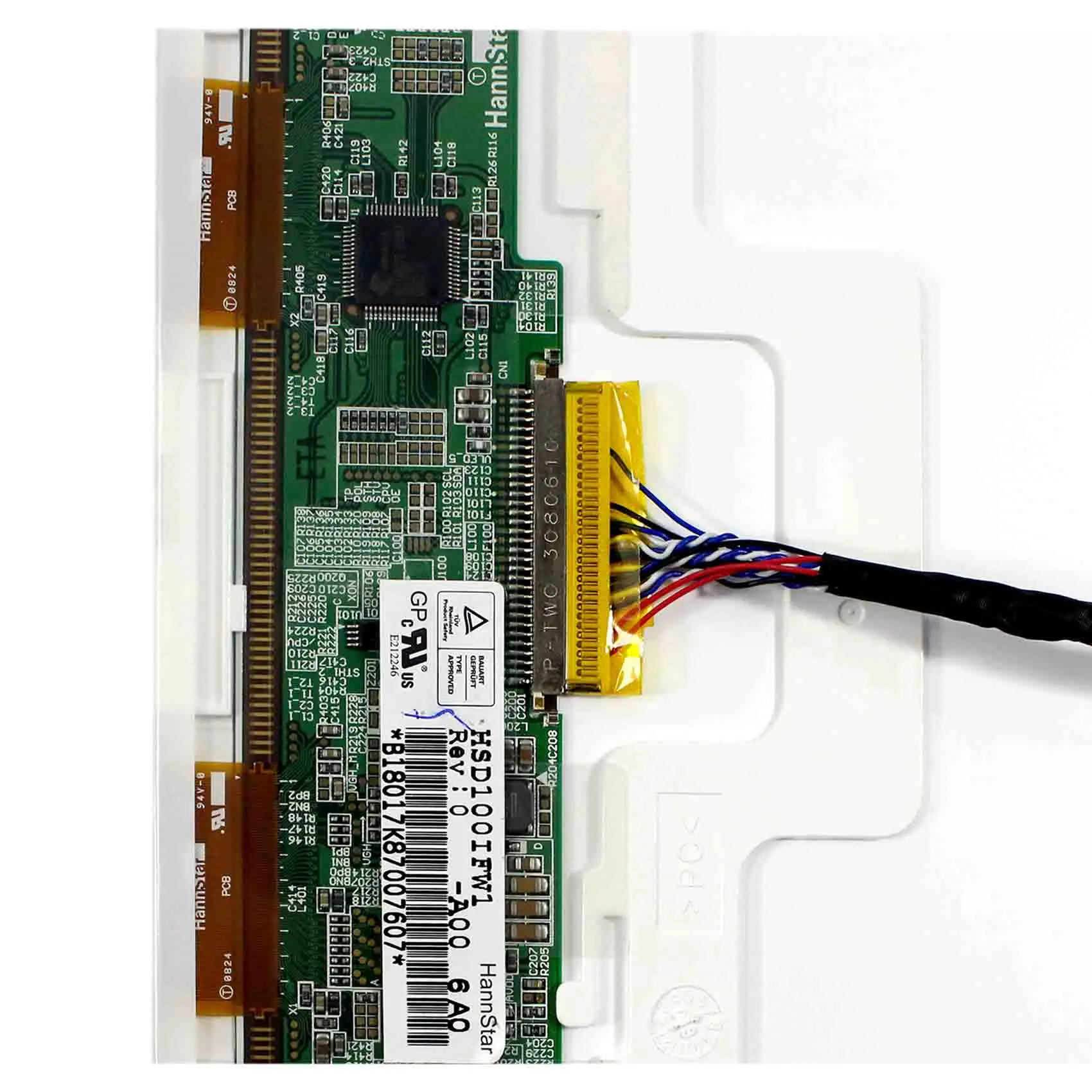 Плата контроллера ЖК дисплея VGA с экраном 10 2 дюйма 1024x600 CLAA102NA0ACW HSD100IFW1|Запасные