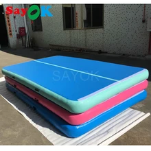 300 см x 200 см x 20 см дешевый надувной гимнастический коврик для Черлидинга