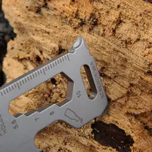 Карта карманная походная охотничья открывалка Отвертка Карабин Пряжка аварийное Выживание