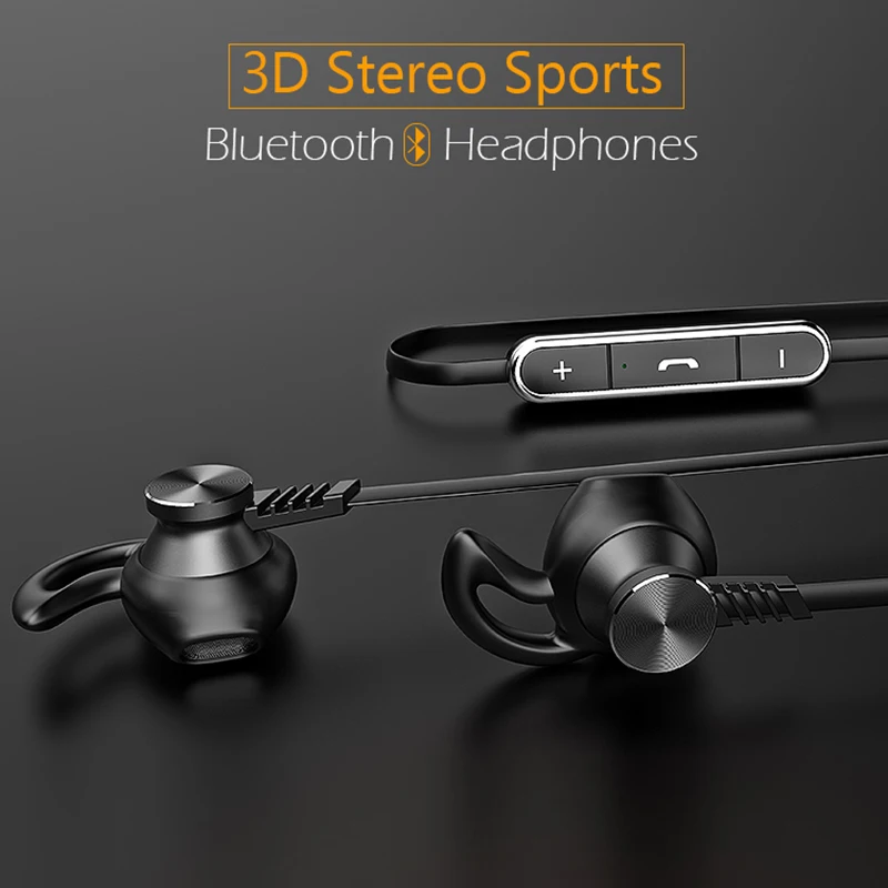 Langsdom беспроводные Bluetooth наушники для телефона спортивные с металлическими