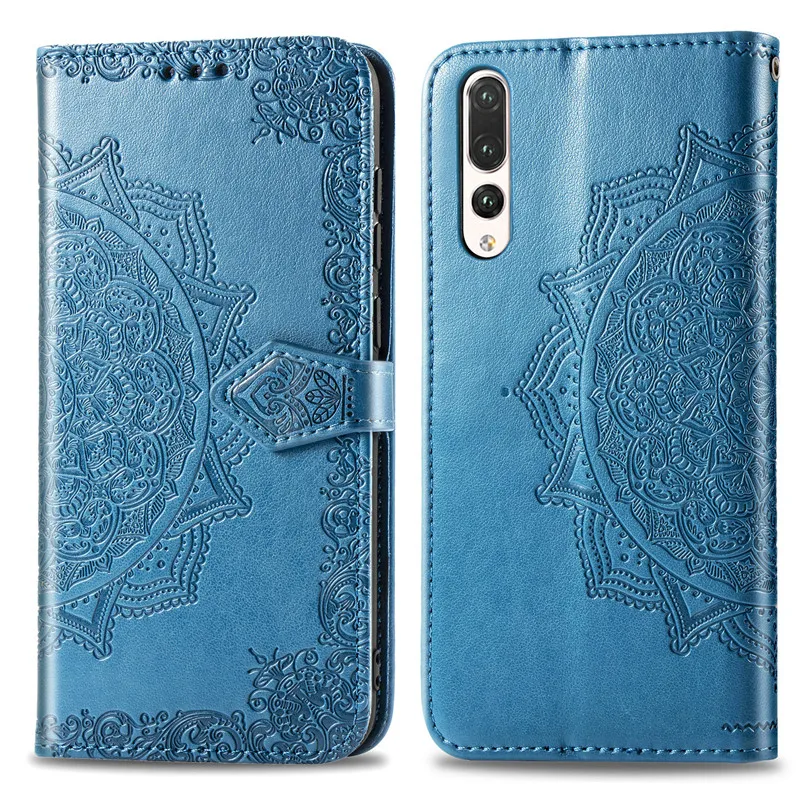 Чехол для Huawei P20 Pro с откидной крышкой роскошный чехол кошелек из искусственной