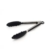 Силиконовые кухонные щипцы для сервировки салата и барбекю утилита Тонг с резиновым наконечником и фиксирующего зажима, 9-дюймовый дропшиппинг