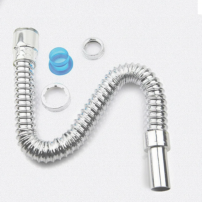 

Kitchen Sink Drain Pipe 30mm 390mm 32mm Water Sink Drain Hose Accessories Home Kitchen Basin Strainer
