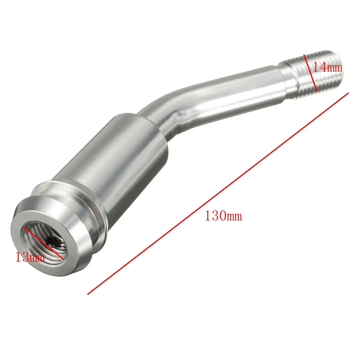 Chrome Gear Angled Stick Extension Knob Shifter Lever Extender For VW