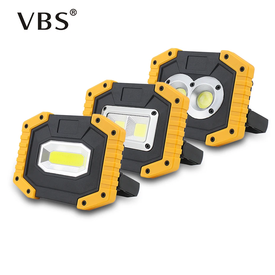 

Multifunction Portable Lamp 20W IP44 Waterproof Rechargeable Portable Spotlight Outdoor Garden Camping Hunting Working Light