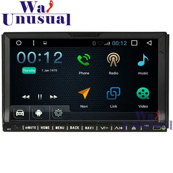 

7" 2DIN Quad Core 16G Android 6.0 Car Radio Stereo for Universal Auto GPS Navi with WIFI+BT+DVR+Mirror link+TV+3G+800*480+Maps