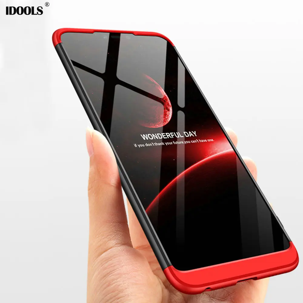 IDOOLS Case for Huawei Honor 8X 8 X Full Protection 3 in 1 Hard PC Back Cover Phone Bags Cases Honor8X Shell |