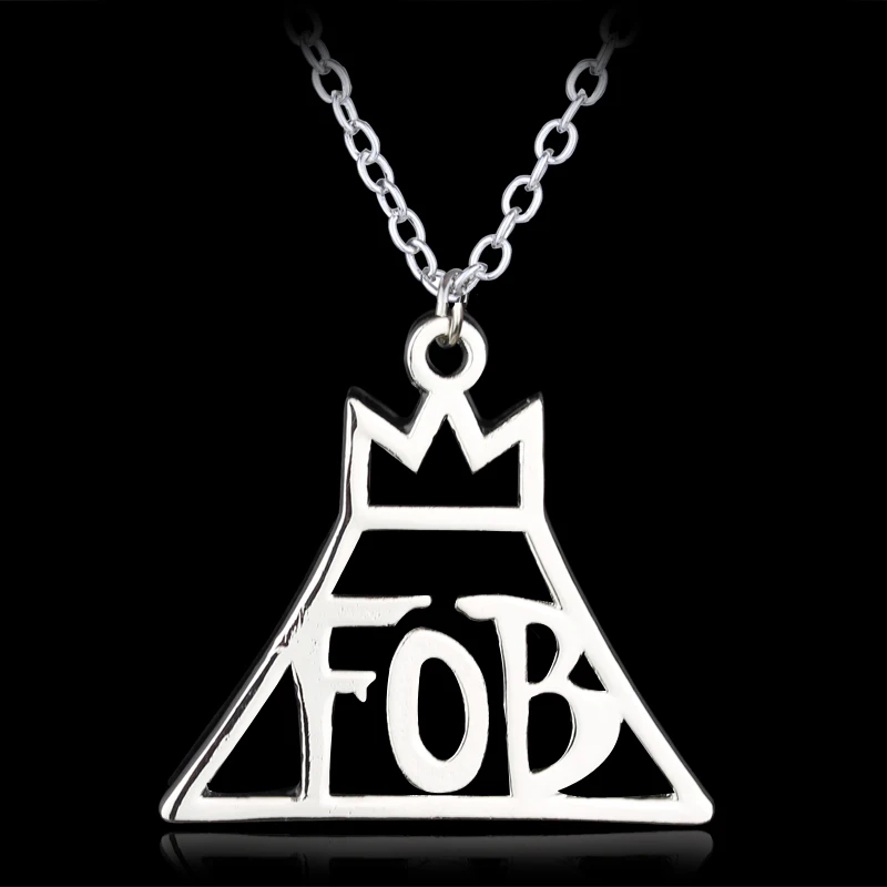Fashion Letter FOB Jewelry Rock Band Fall Out Boy Rock Music Logo