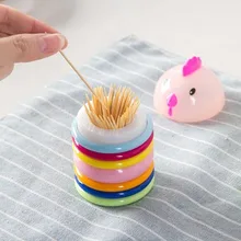 Творческий мультфильм животных Моделирование Зубочистки огнетушители бытовой прекрасный зубочистка коробка портативный держатель для зубочисток 5*5*8.5 см