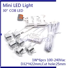 Винный шкаф витрина маленькие прожекторы 1 Вт Светодиодный потолочный светильник Светодиодные фары Прожекторы