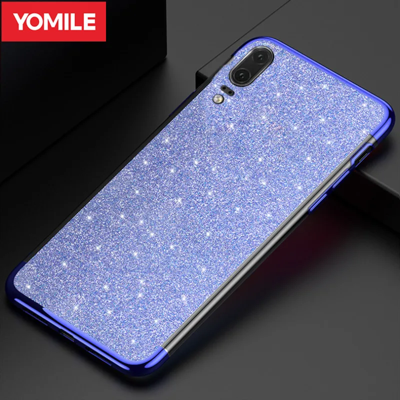 Блестящий чехол YOMILE для телефона Huawei Mate 8 9 10 20 P8 P9 P10 P20 P Smart Nova 2i 2 3i Lite Plus Pro чехлы с