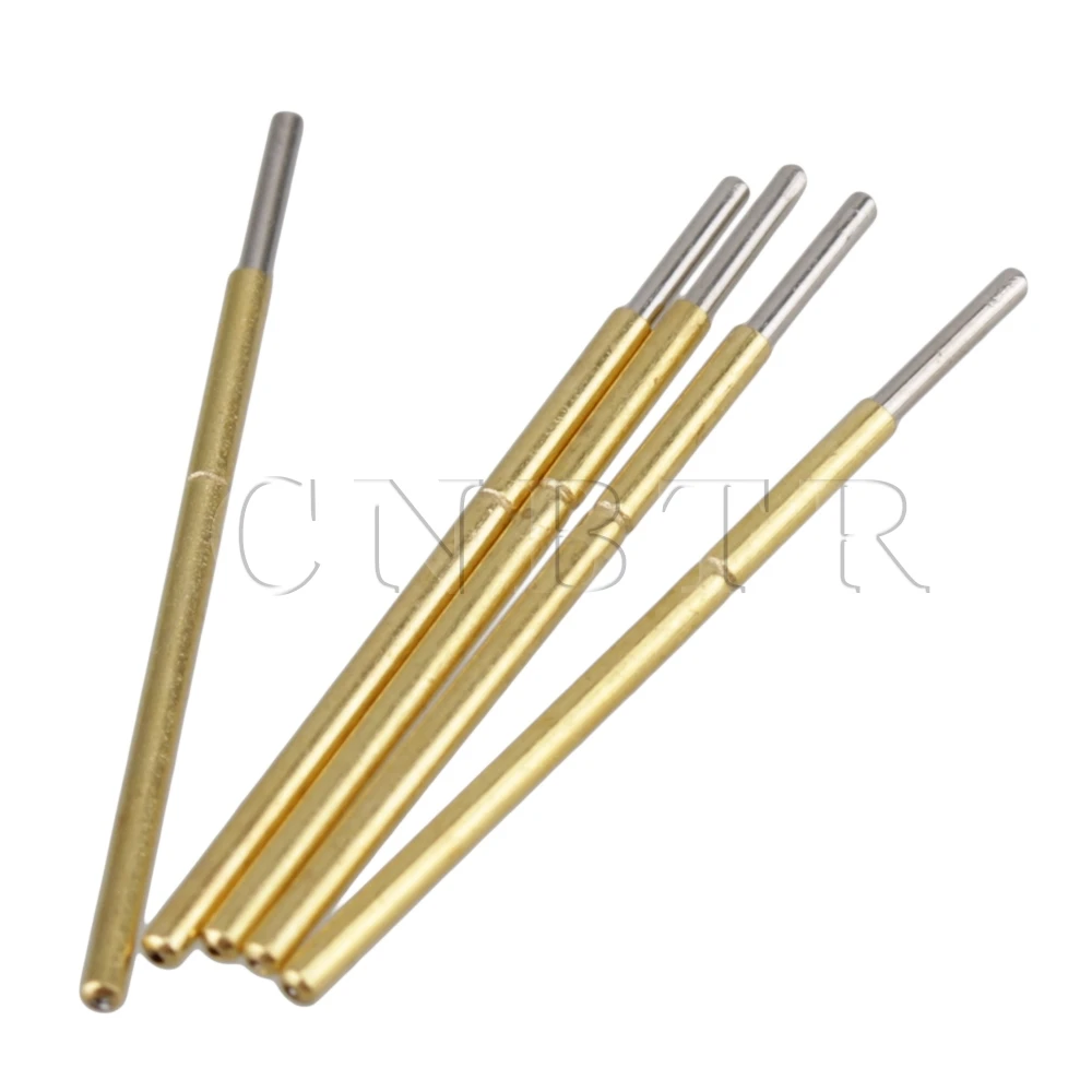 

CNBTR 100pcs P50-J1 Dia 0.68mm Length 16mm 75g Spring Test Probe Pogo Pin Receptacle
