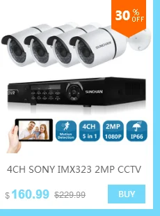 SUNCHAN 1080P 8CH Full HD AHD DVR камера безопасности Система 4*1080P DVR DIY видео комплект домашняя камера наблюдения