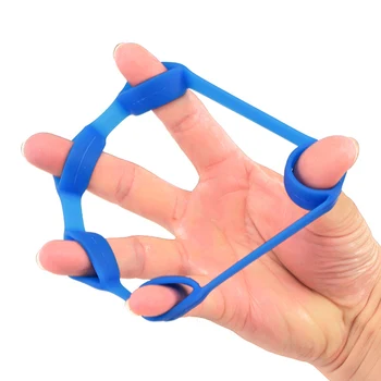 

Silicone Finger Strengthener Hand Resistance Band Hand Grip Exerciser Strength Trainer Gripper G66