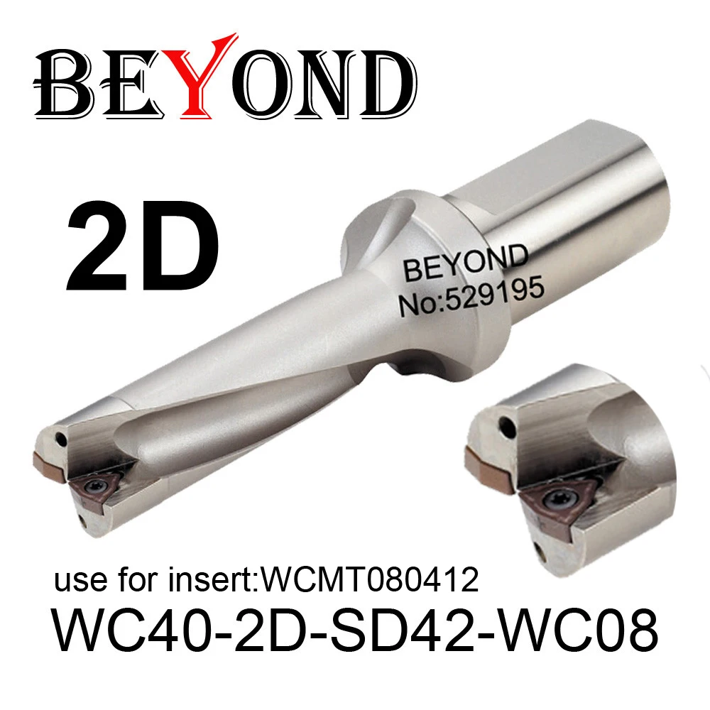 

WC40-2D-SD42-WC08,replace Blades And Drill Type For WCMT080412 Insert U Drilling Shallow Hole indexable insert drills