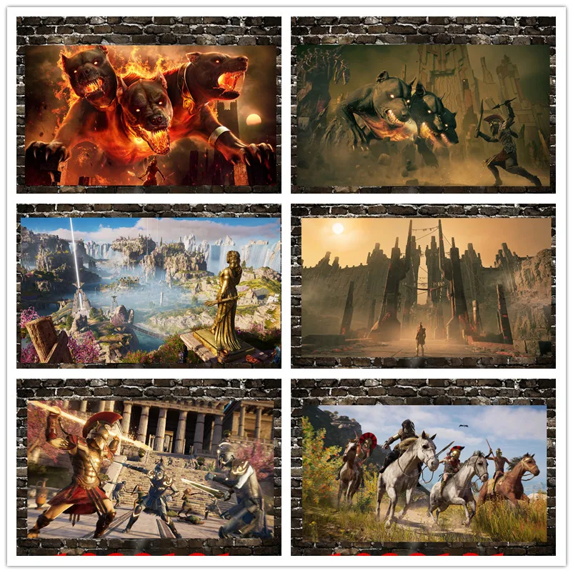 

Assassin's Creed: Odyssey Game Poster Anime Canvas Decorative Paintingcanvas Decorative Painting Wall Stickers Home Decoration