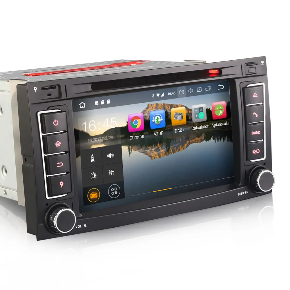 Excellent 7" Android 9.0 OS Car DVD Multimedia Navigation GPS Radio for Volkswagen Touareg 2004-2010 & Volkswagen T5 Multivan 2004-2009 5