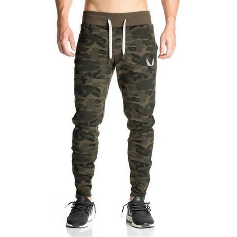 

2019 High quality Brand pants Fitness Casual Elastic Pants bodybuilding clothing casual camouflage sweatpants joggers pants