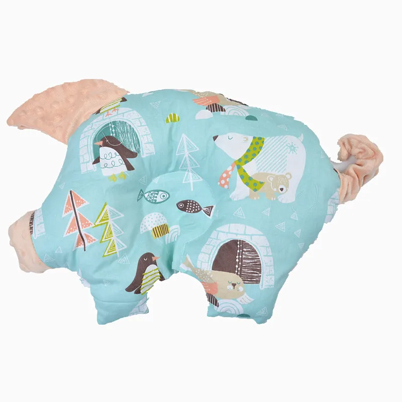 Baby Bedding Sleep Pillow Cotton Velvet Cute Pig Shape Pillow Newborn Kids Chair Car Backrest Cushion Baby Correction Head Shape Baby Bedding Sleep Pillow Cotton Velvet Cute Pig Shape Pillow Newborn Kids Chair Car Backrest Cushion Baby Correction Head Shape