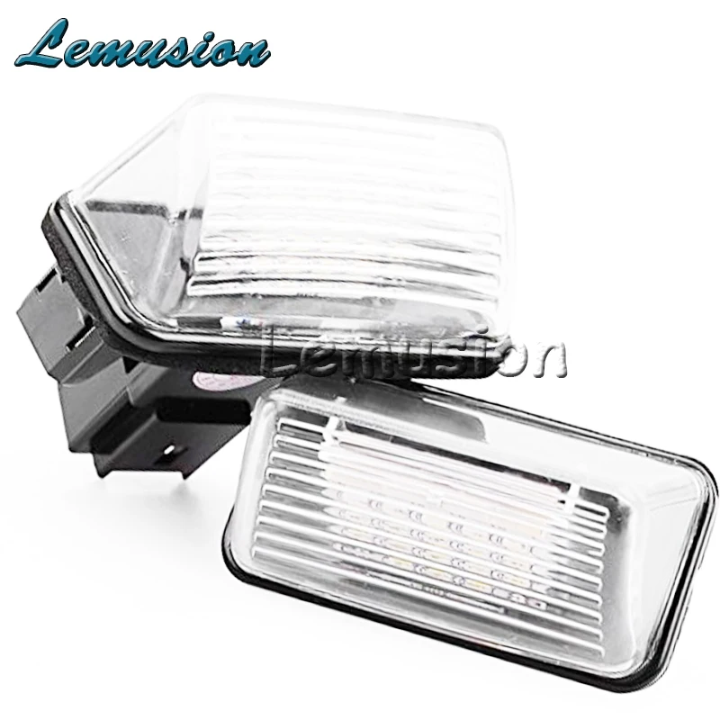 

1Pair Car LED number License Plate Light 12V White SMD LED lamp Car Styling For Peugeot 307 206 207 306 308 For Citroen C4 C5 C3