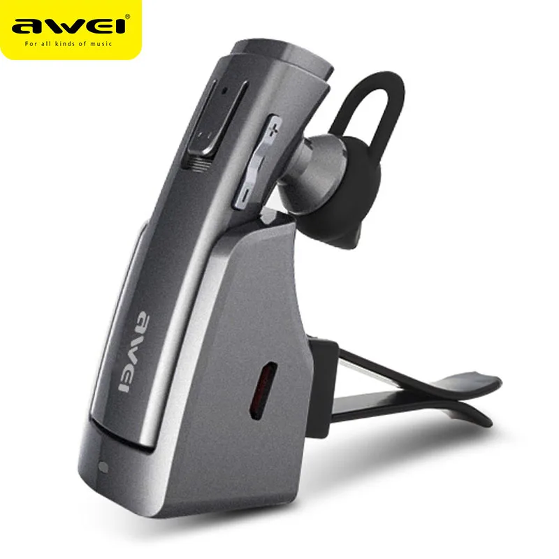 AWEI A833BL Bluetooth Earphone Business Stereo Headset Car Bass Wireless Bluetooth 4 1 Earbud HandsFree For