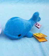 plush big head dolphin toy stuffed lovely blue whale doll gift about 29cm