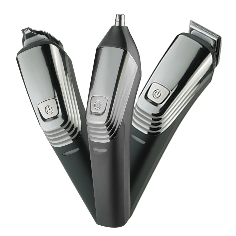

Xpreen 3-in-1 Waterproof Multi-function Rechargeable Electric Shaver Portable Beard Shaving Razor with 3 Cutter Heads