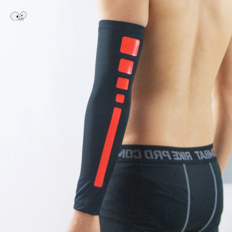 2 Pcs Sports Volleyball Arm Sleeve Cycling Compression UV Arm Warmers