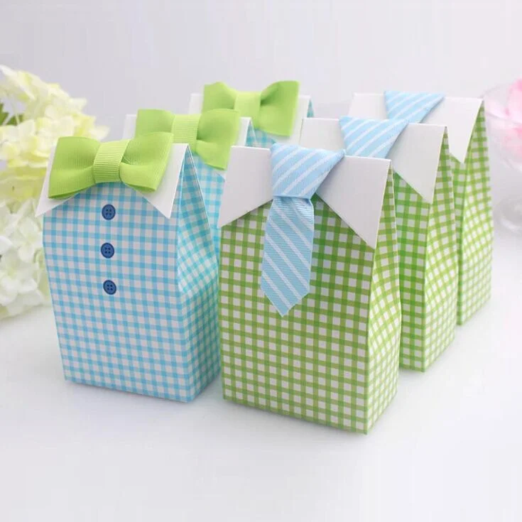 20-pcs-My-Little-Man-Blue-Green-Bow-Tie-Birthday-Boy-Baby-Shower-Favor-Candy-Treat Baby Shower Gift Stores