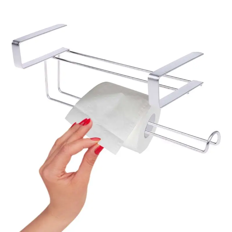 Кухонный держатель для рулона бумаги, вешалка для салфеток, вешалка для полотенец для ванной комнаты, подвесной органайзер, крючок для хранения