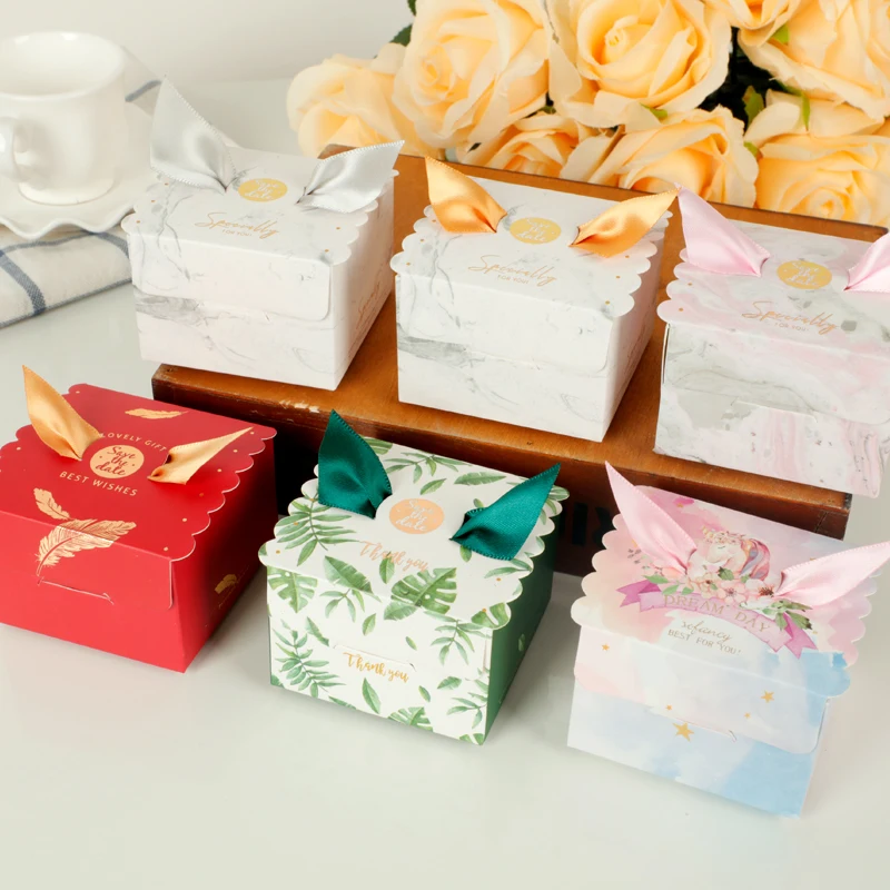 

10pcs/set Unicorn Paper Candy Box Gift Bags for Unicorn Party Baby Shower Birthday Candy Box Wedding Favors Party Supplies