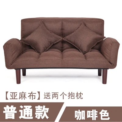 Простой и творческий большой размер квартира ленивый диван один татами складной удлиненный многофункциональный диван-кровать - Цвет: 4