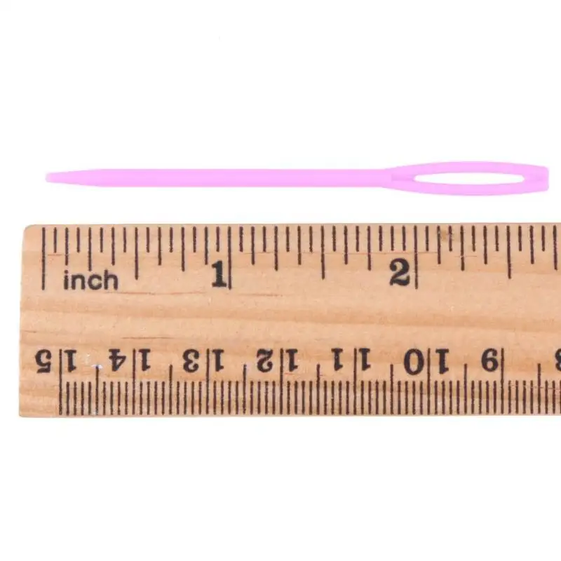 100 шт. Детские вязальные спицы 7 см|plastic sewing needles|sewing needlesneedle big |