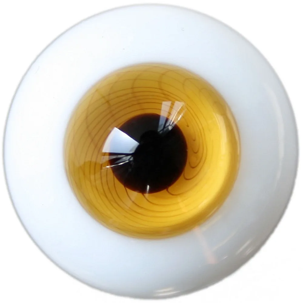 10mm Glass Eye Yellow And Black Pupil Costume For BJD AOD DOD Doll wamami 