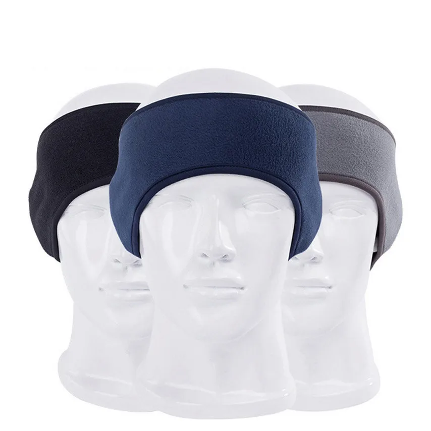 Ушные Теплые Лыжная повязка на голову Ушная обертка Влагоотводящая Sweatband для бега наушники с цепочкой тактические ремни спортивная повязка на голову