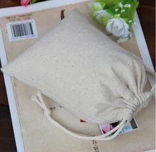 CBRL lienzo personalizado bolsa con cordón barato, caja de joyas de tela de algodón bolsa de cosméticos herramienta de bolsa con cordón para el regalo de la joyería al por mayor