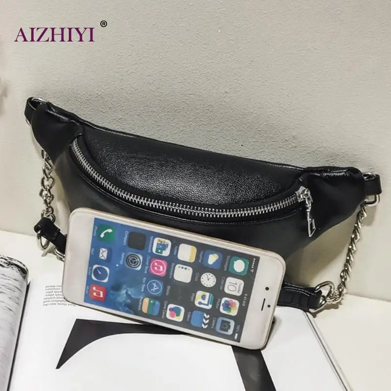 النساء سستة بو الجلود الخصر حزمة فاني حقيبة صدر للرجال السفر الإناث الأزياء بطن حقيبة صدر للرجال عالية الجودة المحمولة الفتيات حقيبة بحزام