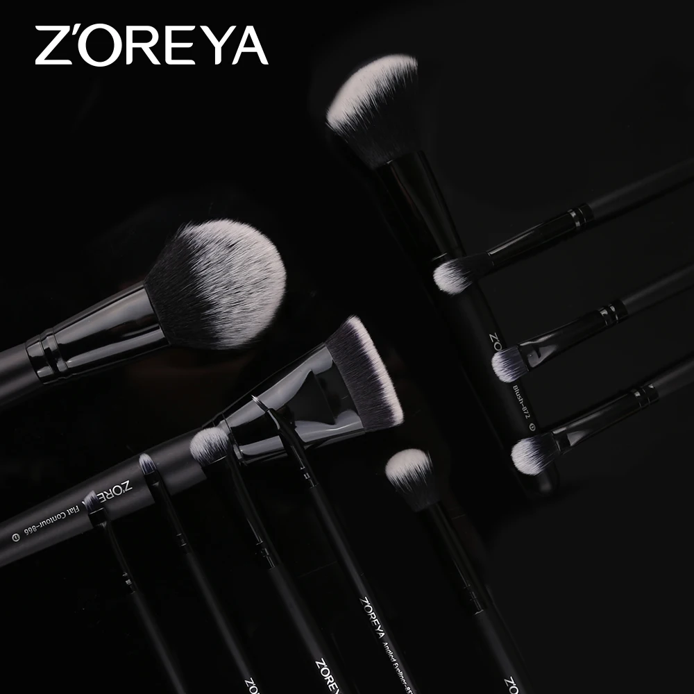ZOREYA набор кистей для макияжа 2/8/12 шт нежные макияж кисточка тональной крем пудры