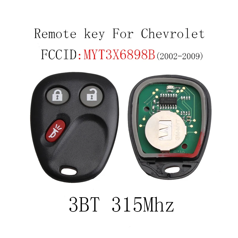 Keyless Entry Car Remote Key Fob For GMC Envoy Trailblazer 2002 2003