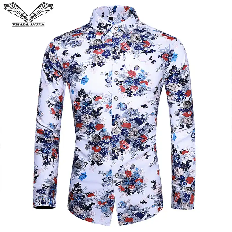 Casual Shirt Fashion Cotton Floral 