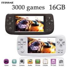 PAP KIII ретро мини игровая консоль встроенный 3000 футболки с принтами на тему классических игр 16G 4," Портативный портативные игровые игроков видео Поддержка AV Выход K3