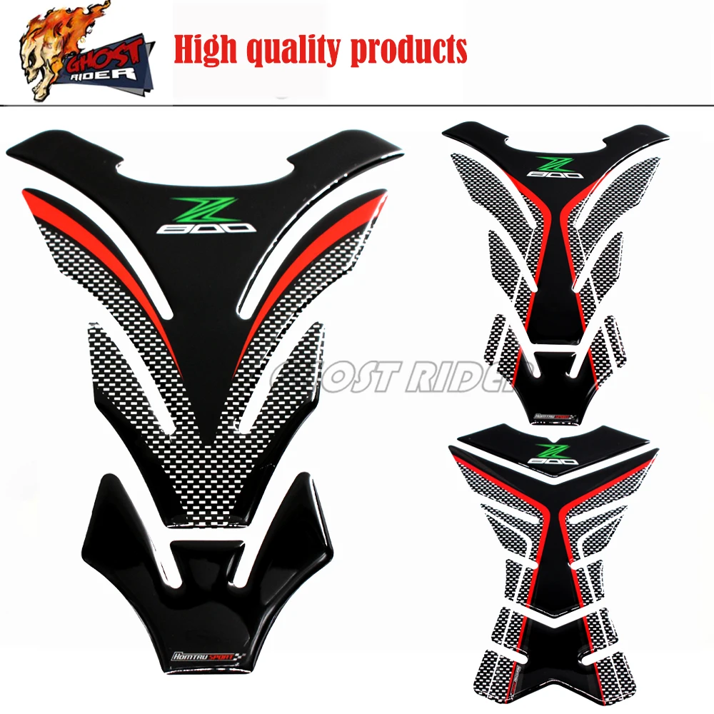 

3D Motorcycle Tank Pad Protector Decal Stickers Case for Kawasaki Z800 Z 800 Tank