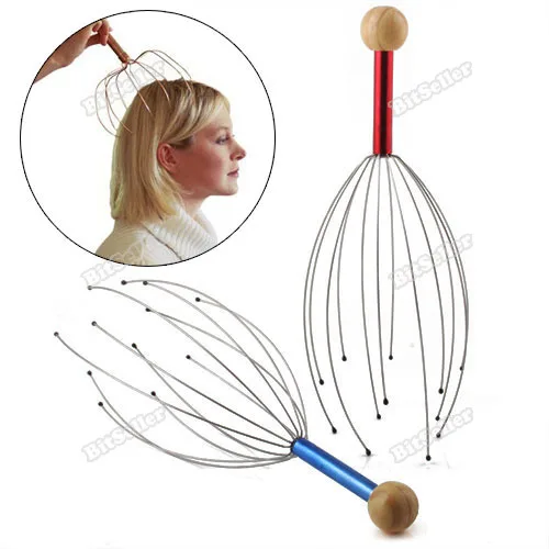 ChicShop Unique! 2 X Head Scalp Neck Massage Massager Stress Release 12 Acupuncture Point Relax [selected] |