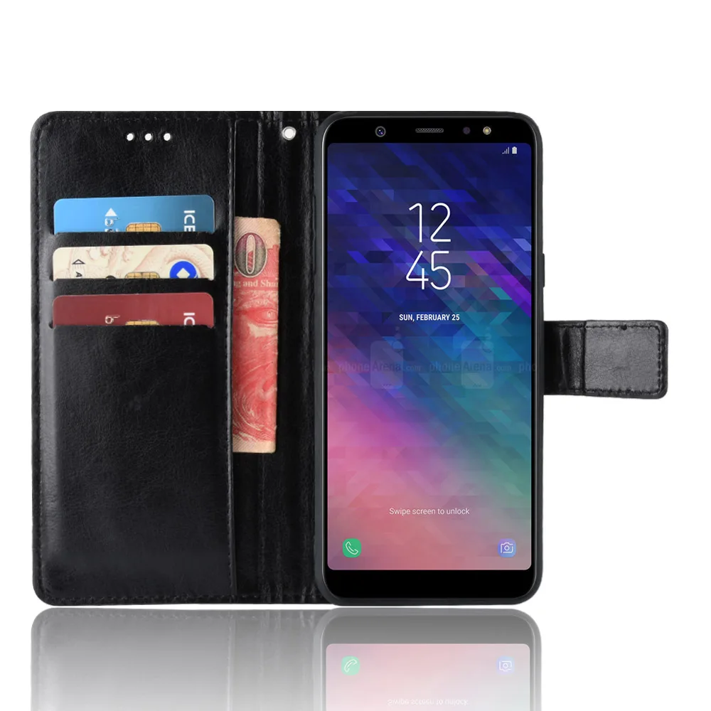 Для Samsung A6 плюс 2018 A605 + SM A605F A605S A605G A605FN флип кейс J8 J810F J810F/DS J810G/DS J810M/DS J810Y