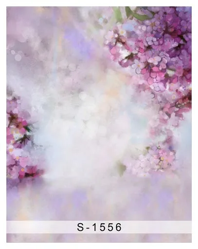 

5x7FT Purple Violet Flowers Branch Bokeh Sky Custom Photo Studio Backdrop Background Banner Vinyl 220cm x 150cm