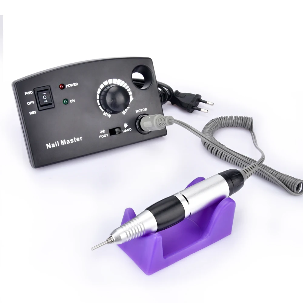 35000 RPM eléctrica uñas arte máquina de perforación cortador de uñas equipo de arte para uñas pedicura manicura máquina de fresado de la máquina para Gel de uñas - 2